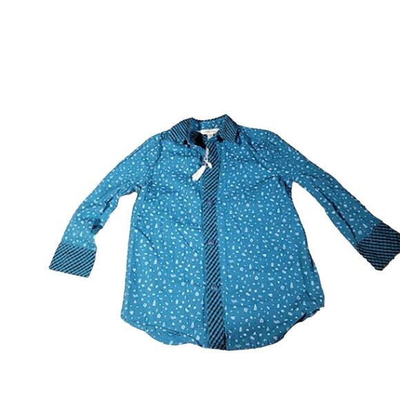Matilda Jane- Jack Frost Button Up Shirt- NWT- size 4 - Picture 3 of 5